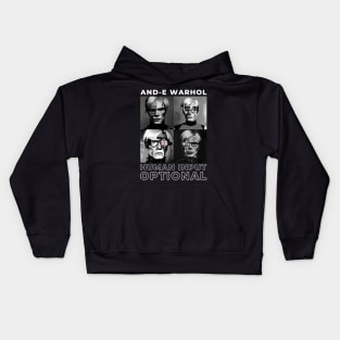 And-e Warhol: Human Input Optional Kids Hoodie